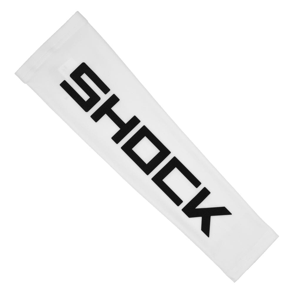 Shock Doctor Showtime Compression Arm Sleeve - White - Front View