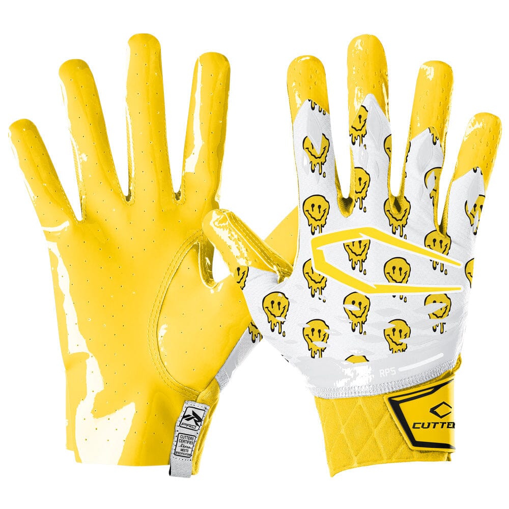 Rev Pro Smile LE Football Receiver Gloves Cutters Sports