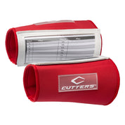 Cutters Triple Play Wristcoach with three clear windows displaying a play call sheet