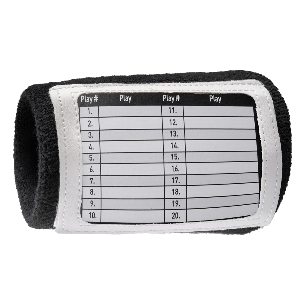 Cutters Mini Triple Play Wristcoach Showing Back of Product with Call Sheet