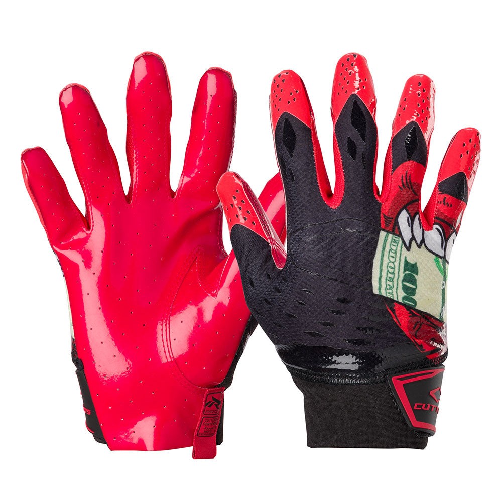 Red football gloves nike on sale