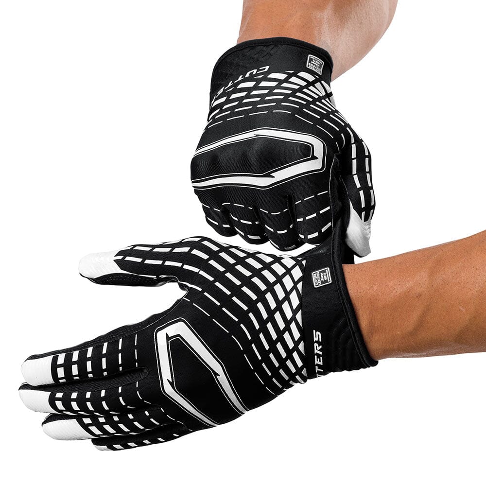 CUTTERS Guanti Rev Pro 5.0 Solid Receiver Per Football - Massima Presa C-TACK, Traspiranti, Unisex