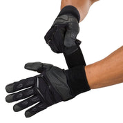 Cutters Sports Force 5.0 Black Lineman Football Gloves - Football Player Tightening Straps for Better Fit