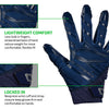 Rev Pro 6.0 (Navy Blue) Tech Features 1) LIGHTWEIGHT COMFORT: Less bulk in fingers, streamlined back of hand reduce weight for more comfortable, flexible fit. 2) LOCKED IN: Neoprene wrist cuff and strap closure keep gloves firm and comfortable on hands.
