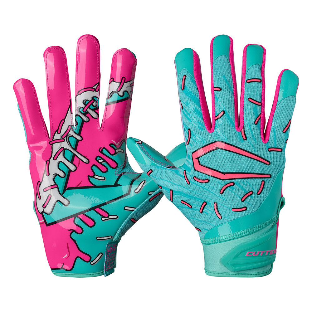 Pink Sprinkle Drip - Front and Back of Glove