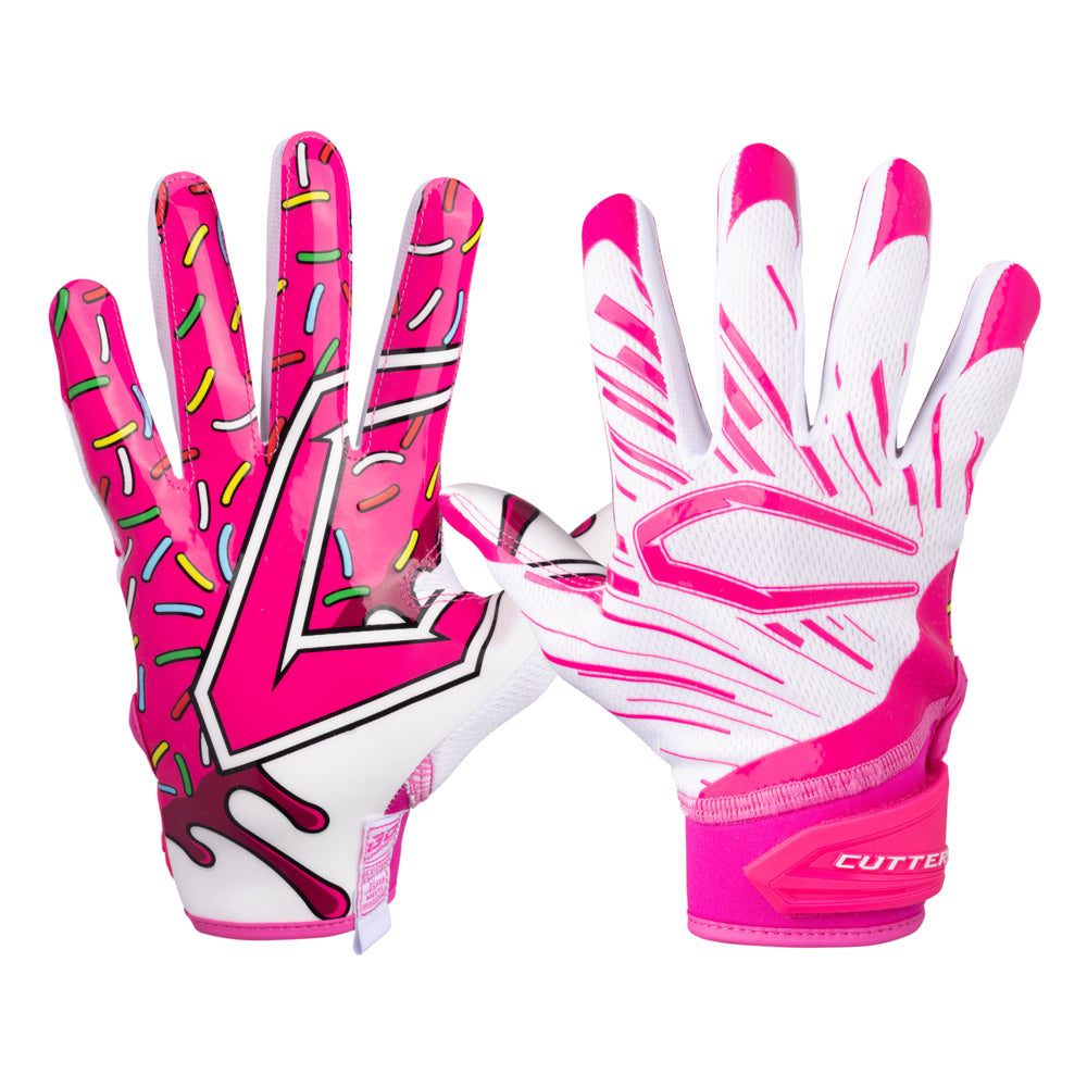 Pink Sprinkle Drip - Front and Back of Glove