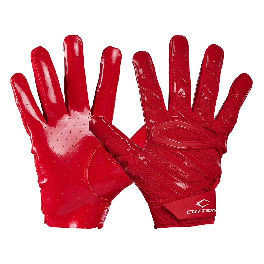 Rev Pro 6.0 Red Receiver Football Gloves | Cutters Sports