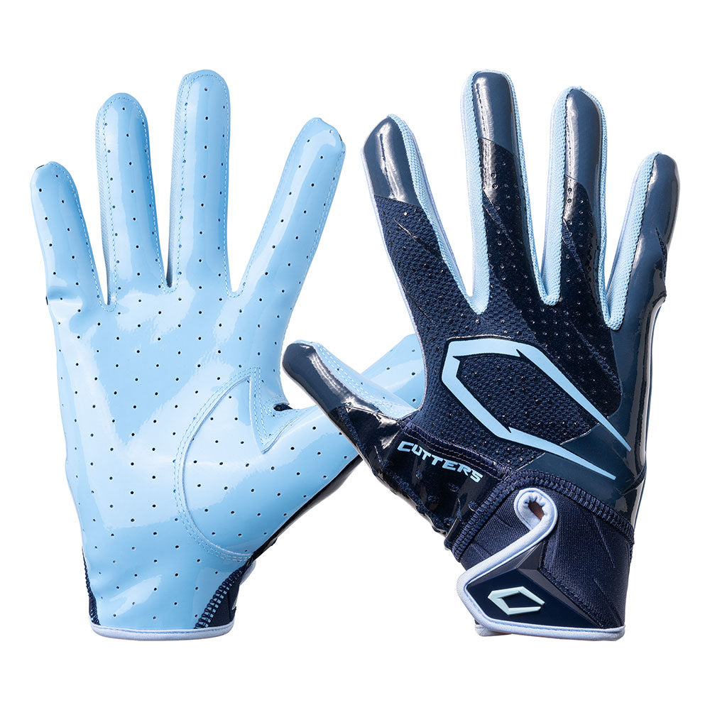 Columbia Blue, shown from the back and palm
