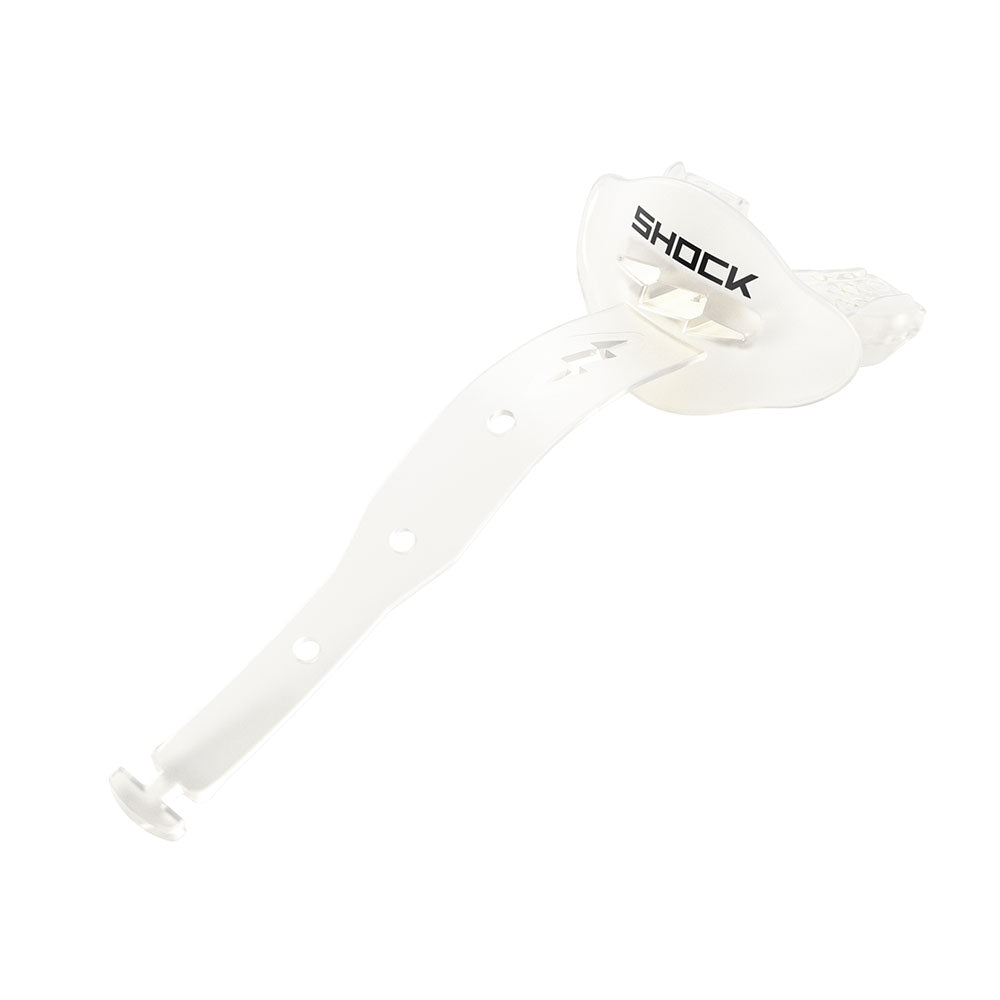 Shock Doctor Bolt Lip Guard - Clear - Front View
