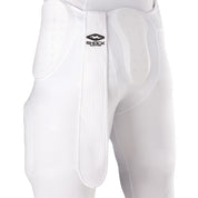 Shock Doctor Showtime Streamer Towel - White - On Model - Towel Hanging From Shorts